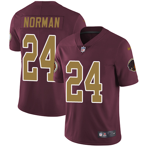 Washington Commanders #24 Josh Norman Burgundy Red Alternate Youth Stitched Vapor Untouchable Limited Jersey Youth