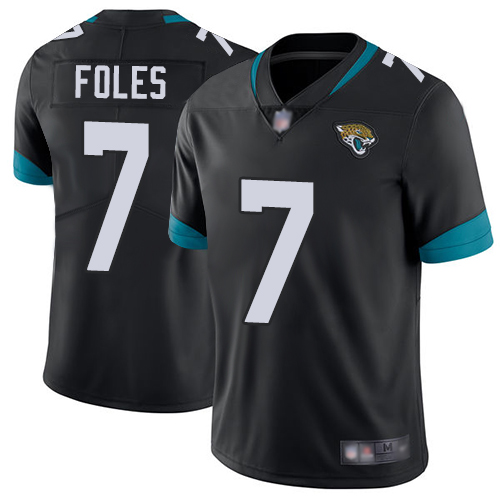 Jacksonville Jaguars #7 Nick Foles Black Team Color Youth Stitched Vapor Untouchable Limited Jersey Youth