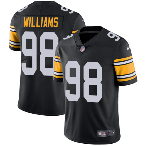 Pittsburgh Steelers #98 Vince Williams Black Alternate Men's Stitched Vapor Untouchable Limited Jersey Men's