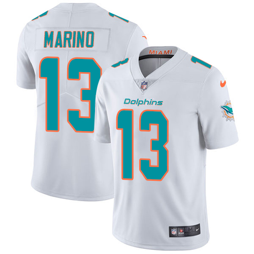 Dolphins #13 Dan Marino White Youth Stitched Vapor Untouchable Limited Jersey