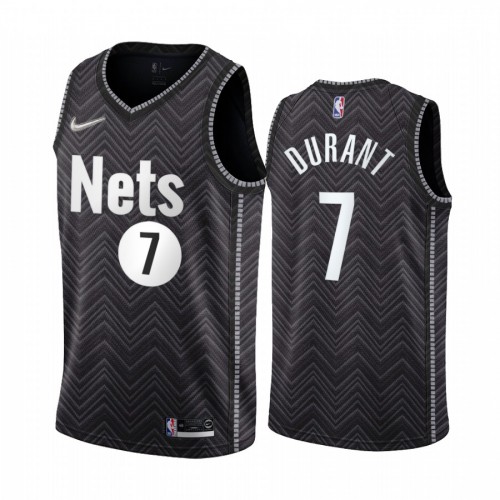 Brooklyn Brooklyn Nets #7 Kevin Durant Black Youth Swingman 2020-21 Earned Edition Jersey Youth