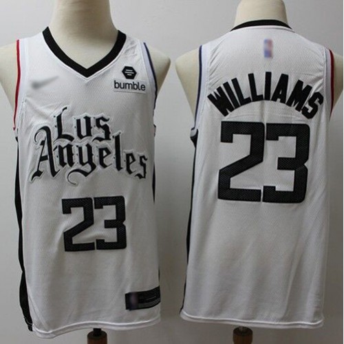 Los Angeles Clippers #23 Louis Williams White Swingman City Edition 2019/20 Jersey Mens