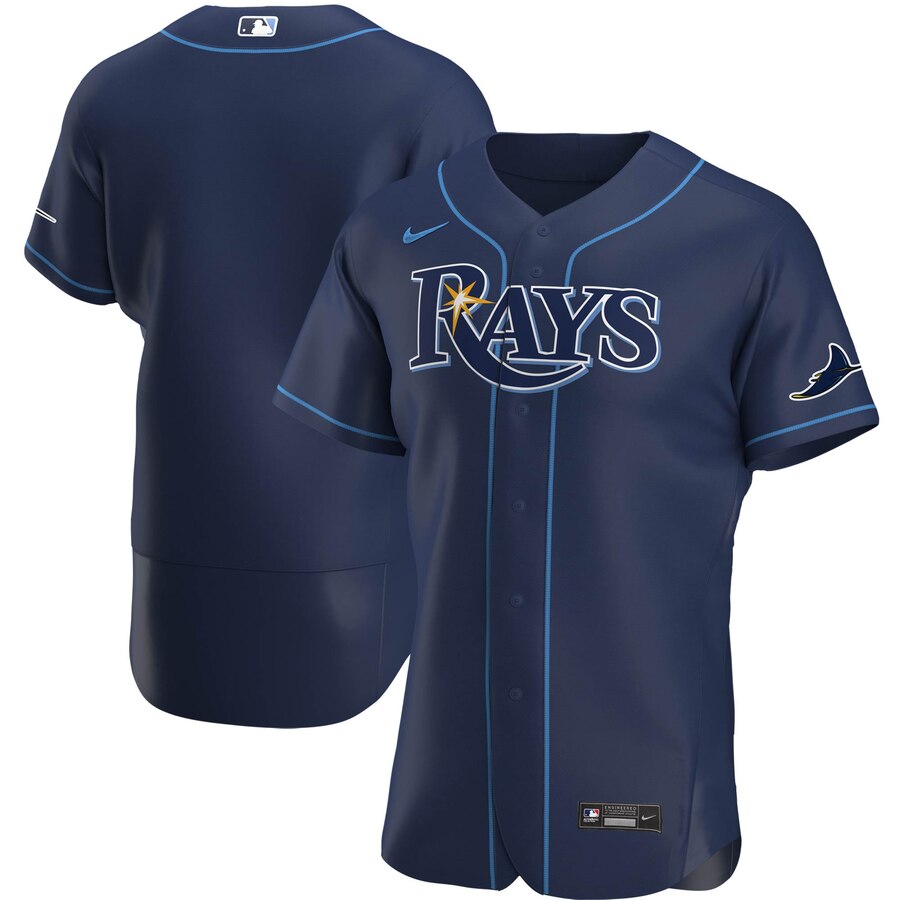 Tampa Bay Rays Men's Navy Alternate 2020 Authentic Official Team Jersey