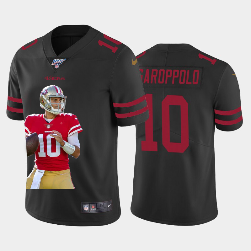 San Francisco 49ers #10 Jimmy Garoppolo Team Hero 1 Vapor Limited 100 Jersey Black