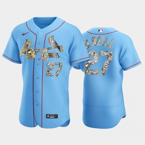 St.Louis St.Louis Cardinals #27 Tyler O'Neill Men's Diamond Edition Jersey - Blue Men's