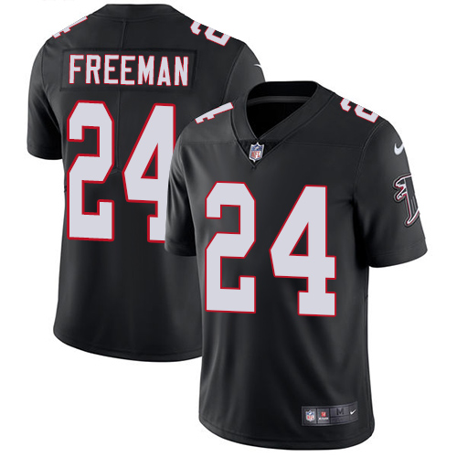 Atlanta Falcons #24 Devonta Freeman Black Alternate Men's Stitched Vapor Untouchable Limited Jersey Men's