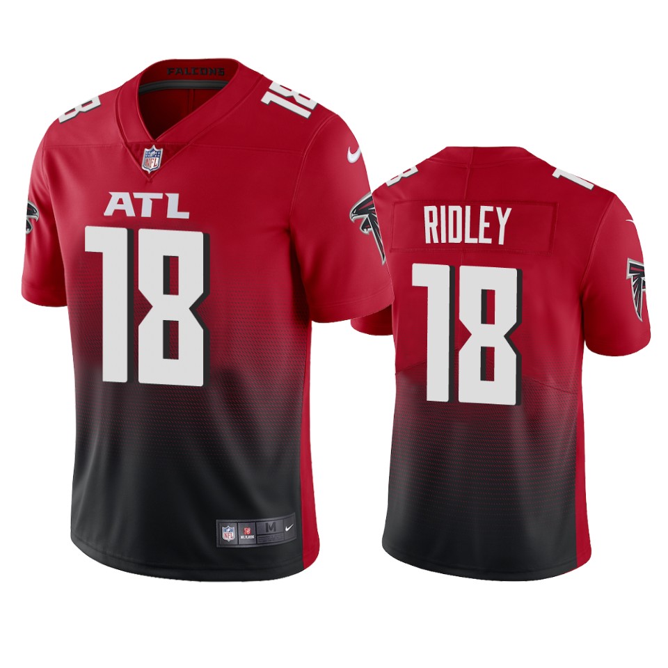 Youth Atlanta Falcons #18 Calvin Ridley Red 2nd Alternate 2020 Vapor Untouchable Limited Jersey