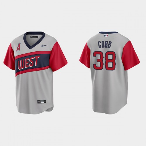 Los Angeles Los Angeles Angels #38 Alex Cobb Men's Gray 2021 Little League Classic Game Jersey Men's