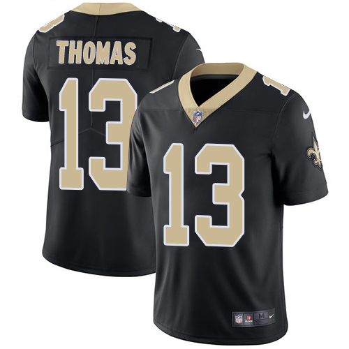 Saints #13 Michael Thomas Black Team Color Youth Stitched Vapor Untouchable Limited Jersey