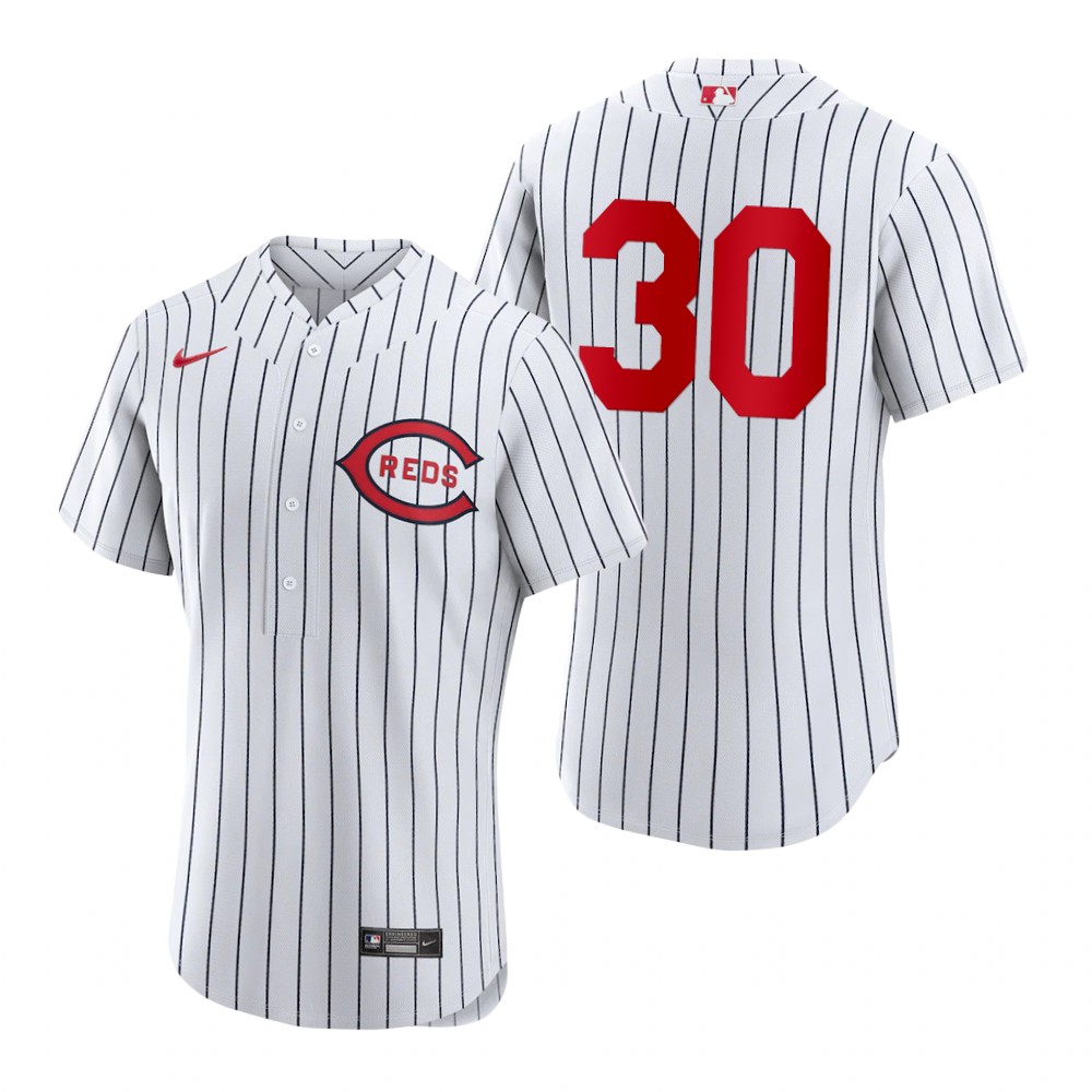 Cincinnati Reds #30 Ken Griffey Jr Men's 2022 Field Of Dreams Authentic Jersey - White