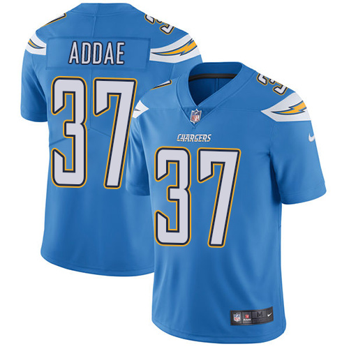 Los Angeles Chargers #37 Jahleel Addae Electric Blue Alternate Men's Stitched Vapor Untouchable Limited Jersey Men's