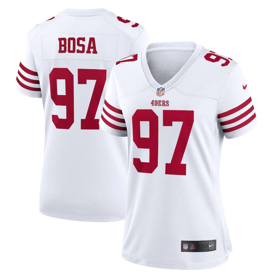 San Francisco 49ers #97 Nick Bosa Scarlet Women's 2022-23 Game Jersey
