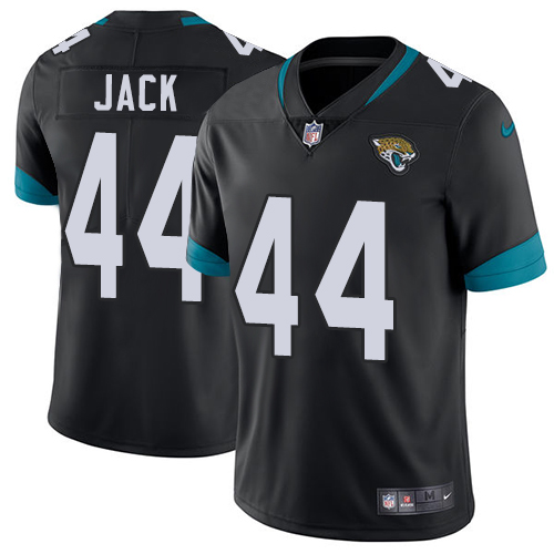 Jacksonville Jaguars #44 Myles Jack Black Team Color Men's Stitched Vapor Untouchable Limited Jersey Men's