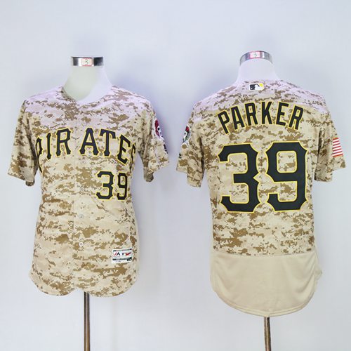 Pittsburgh Pirates #39 Dave Parker Camo Flexbase Authentic Collection Stitched Jersey Men's