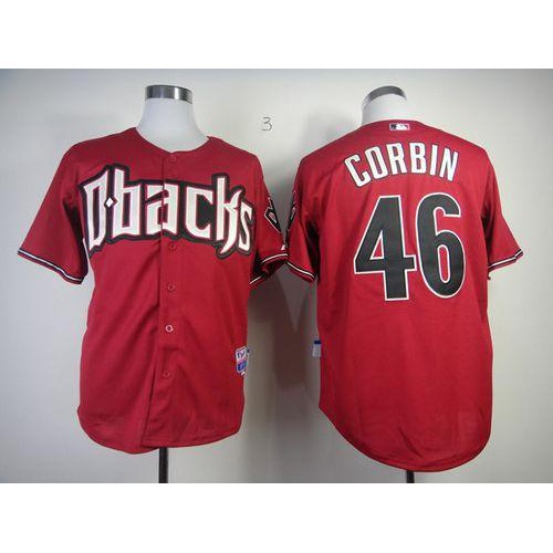 Arizona Diamondbacks #46 Patrick Corbin Red Cool Base Stitched Jersey Men's