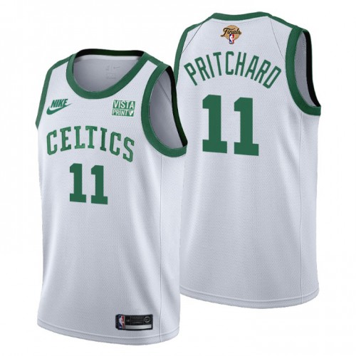 Boston Boston Celtics #11 Payton Pritchard Mens Releases Classic Edition 2022 Finals 75th Anniversary Jersey White Mens