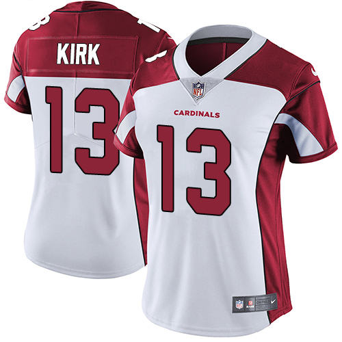 Cardinals #13 Christian Kirk White Women's Stitched Vapor Untouchable Limited Jersey