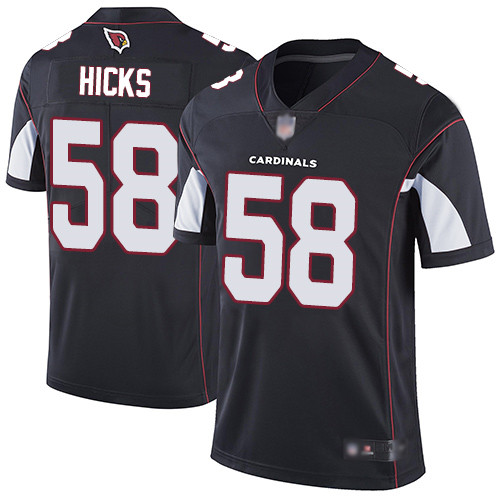 Arizona Cardinals #58 Jordan Hicks Black Alternate Men's Stitched Vapor Untouchable Limited Jersey Men's