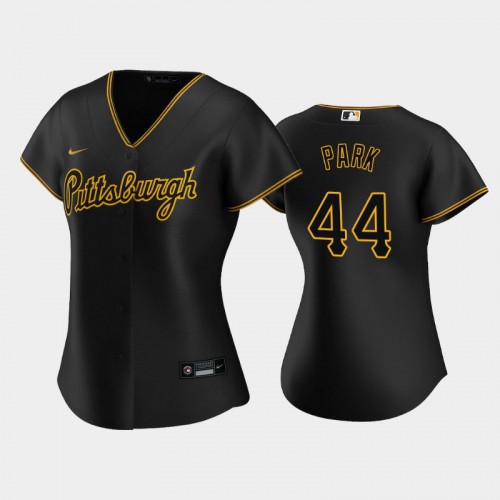 Pittsburgh Pittsburgh Pirates #44 Hoy Park Game Women's Alternate Jersey - Black Womens