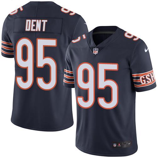 Chicago Bears #95 Richard Dent Navy Blue Team Color Men's Stitched Vapor Untouchable Limited Jersey Men's