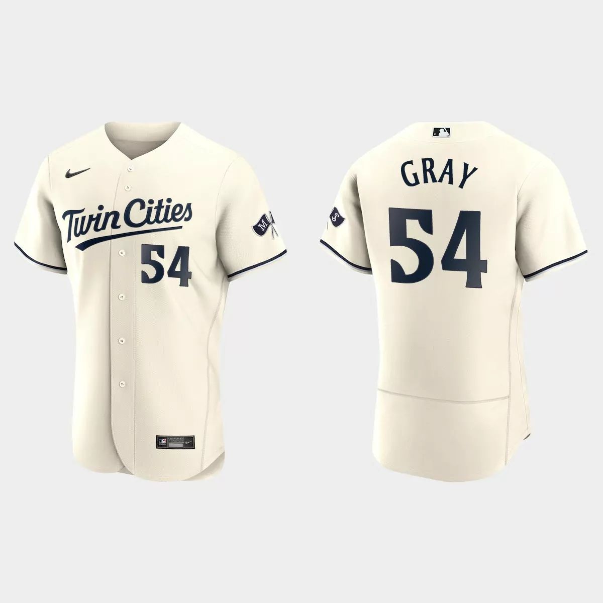 Minnesota Twins #54 Sonny Gray Men's 2023 Authentic Jersey - Cream