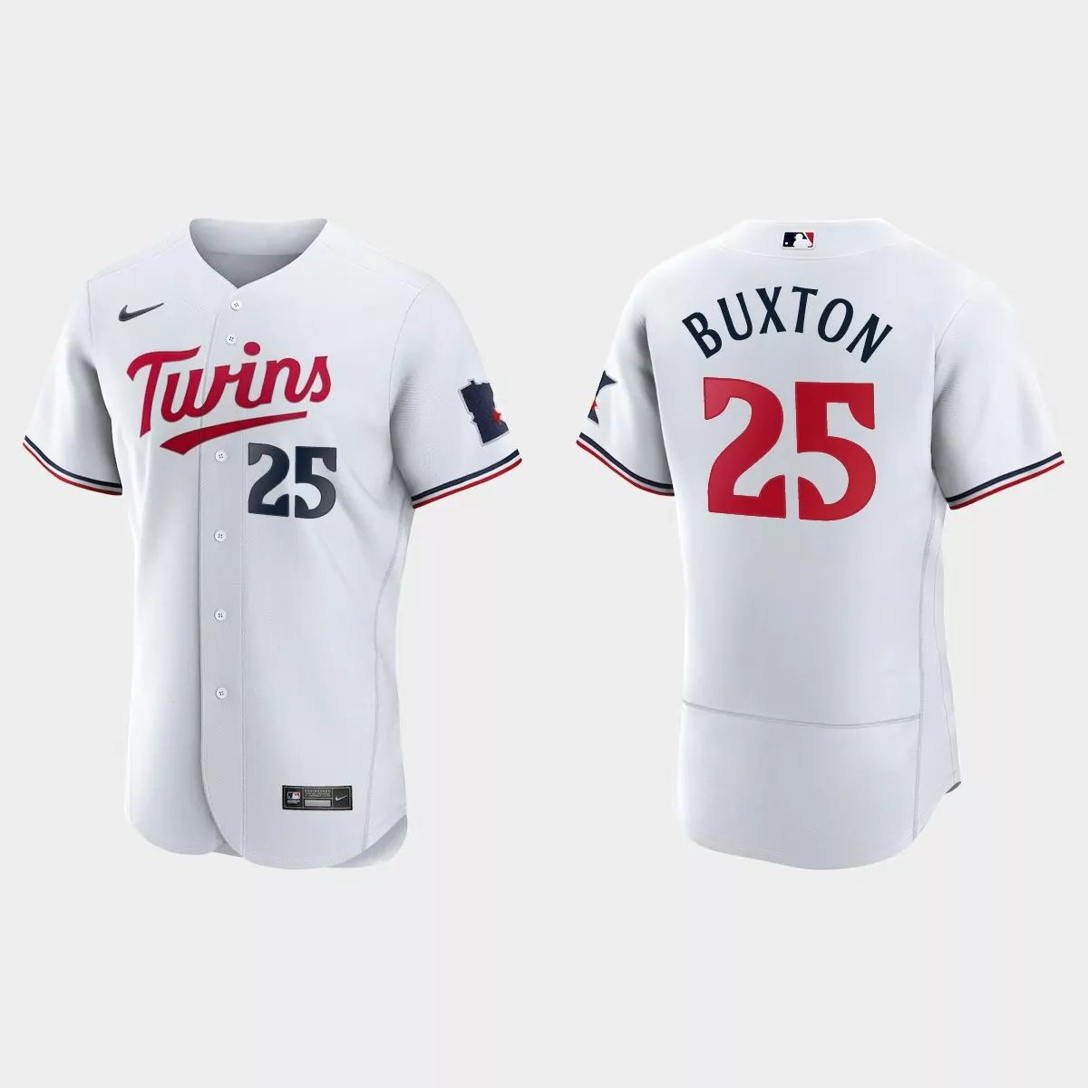 Minnesota Twins #25 Byron Buxton Men's 2023 Authentic Jersey - White