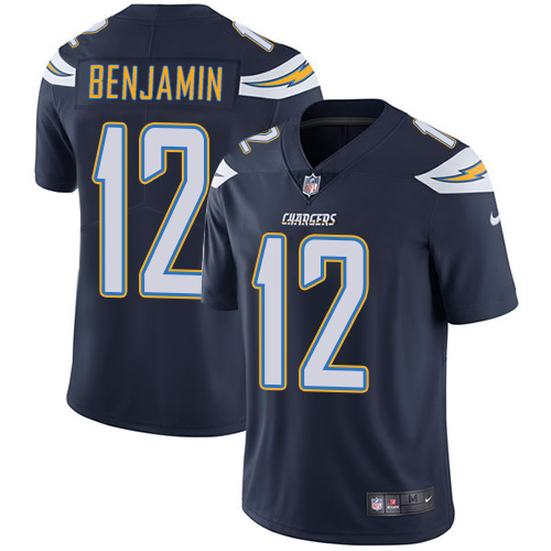 Los Angeles Chargers #12 Travis Benjamin Navy Blue Team Color Men's Stitched Vapor Untouchable Limited Jersey Men's