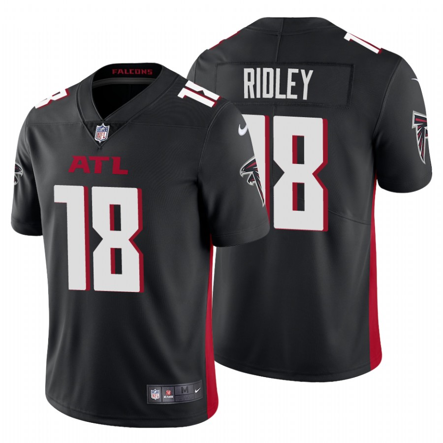 Women Atlanta Falcons #18 Calvin Ridley Black 2020 Vapor Untouchable Limited Jersey