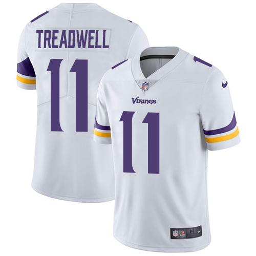 Minnesota Vikings #11 Laquon Treadwell White Youth Stitched Vapor Untouchable Limited Jersey Youth