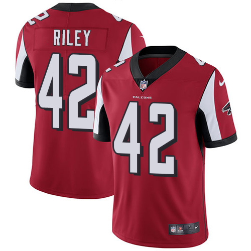 Atlanta Falcons #42 Duke Riley Red Team Color Youth Stitched Vapor Untouchable Limited Jersey Youth