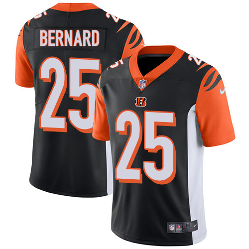 Cincinnati Bengals #25 Giovani Bernard Black Team Color Youth Stitched Vapor Untouchable Limited Jersey Youth