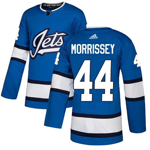Adidas Winnipeg Jets #44 Josh Morrissey Blue Alternate Authentic Stitched Jersey Men's