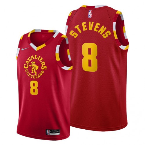 Cleveland Cleveland Cavaliers #8 Lamar Stevens Mens 2021-22 City Edition Red Jersey Mens