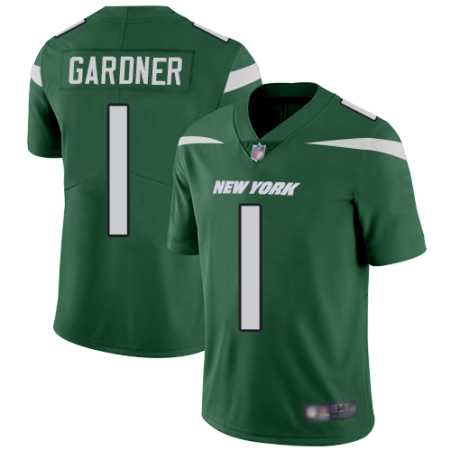 Jets #1 Ahmad Sauce Gardner Green Team Color Men's Stitched Vapor Untouchable Limited Jersey