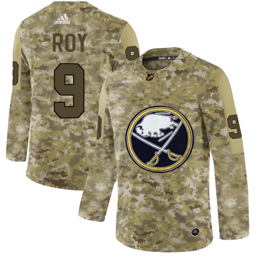 Adidas Buffalo Sabres #9 Derek Roy Camo Authentic Stitched Jersey Men's