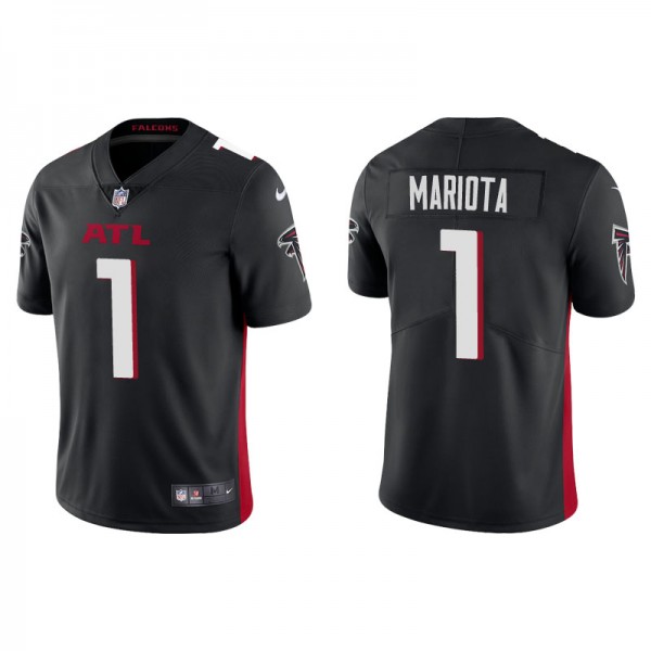 Youth Atlanta Falcons #1 Marcus Mariota Black Vapor Untouchable Limited Stitched Jersey