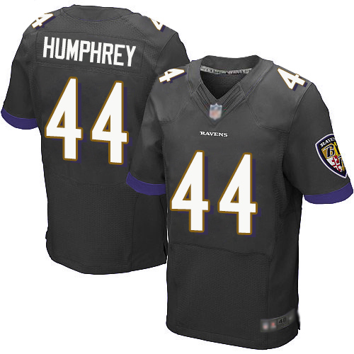 Ravens #44 Marlon Humphrey Black Alternate Men's Stitched New Elite Jersey