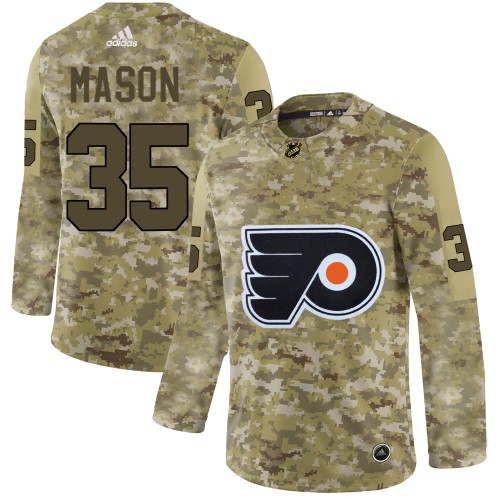 Adidas Philadelphia Flyers #35 Steve Mason Camo Authentic Stitched Jersey Men's