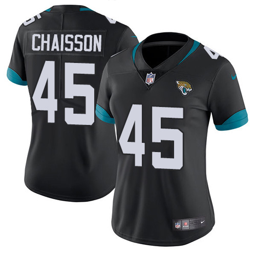 Jacksonville Jaguars #45 K'Lavon Chaisson Black Team Color Women's Stitched Vapor Untouchable Limited Jersey Womens