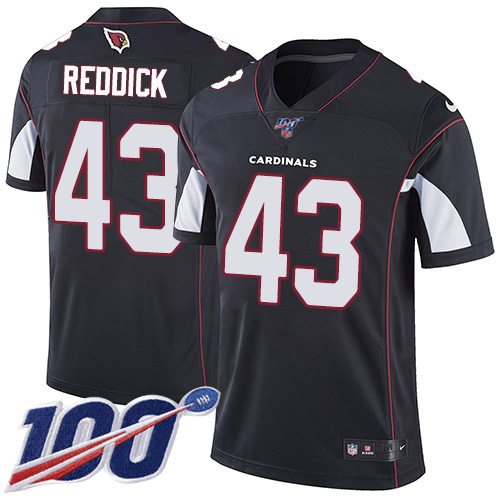 Arizona Cardinals #43 Haason Reddick Black Alternate Men's Stitched 100th Season Vapor Limited Jersey Men's