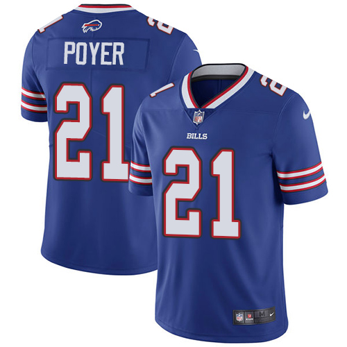 Buffalo Bills #21 Jordan Poyer Royal Blue Team Color Youth Stitched Vapor Untouchable Limited Jersey Youth
