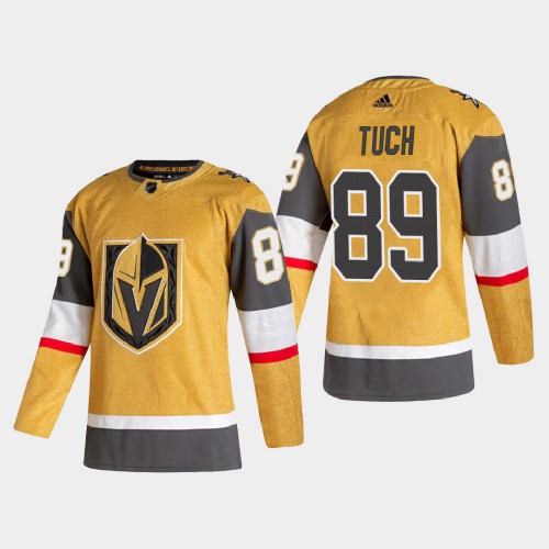 Vegas Golden Vegas Golden Knights #89 Alex Tuch Men's Adidas 2020-21 Authentic Player Alternate Stitched Jersey Gold Men's