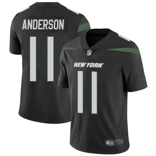 New York Jets #11 Robby Anderson Black Alternate Youth Stitched Vapor Untouchable Limited Jersey Youth