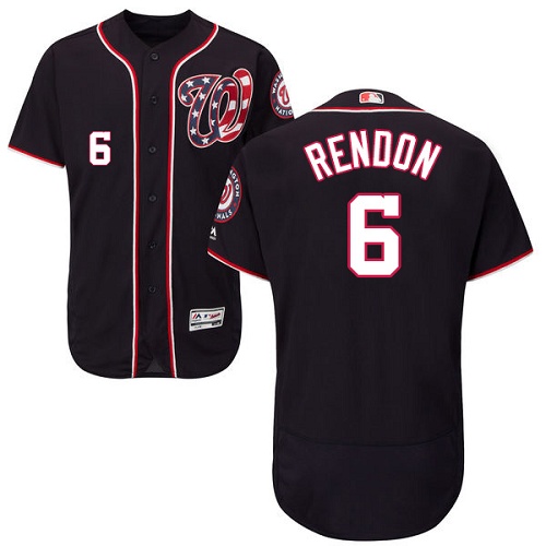 Washington Nationals #6 Anthony Rendon Navy Blue Flexbase Authentic Collection Stitched Jersey Men's