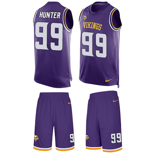 Vikings #99 Danielle Hunter Purple Team Color Men's Stitched Limited Tank Top Suit Jersey