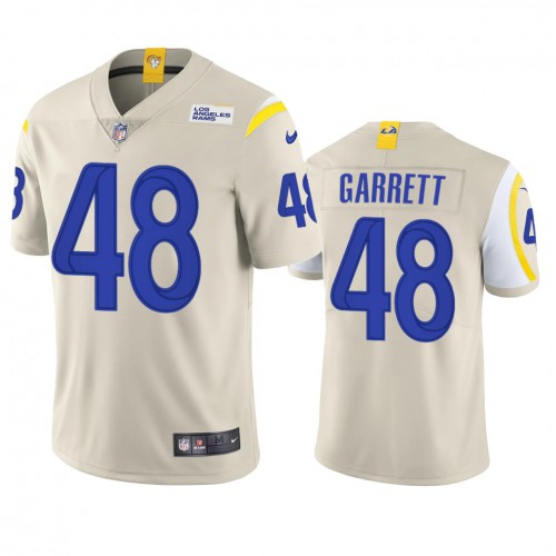 Los Angeles Los Angeles Rams #48 Chris Garrett Men's Vapor Limited Jersey - Bone Men's