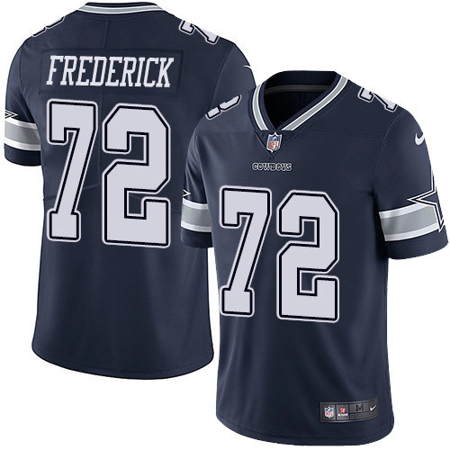 Dallas Cowboys #72 Travis Frederick Navy Blue Team Color Youth Stitched Vapor Untouchable Limited Jersey Youth