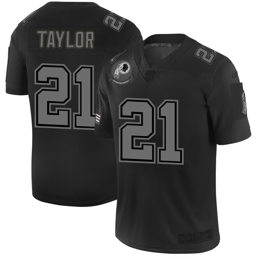 Washington Commanders #21 Sean Taylor Men's Black 2019 Salute To Service Limited Stitched Jersey
