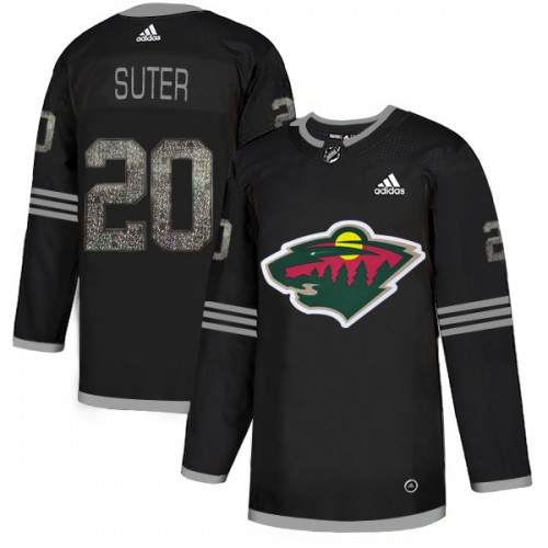 Adidas Minnesota Wild #20 Ryan Suter Black Authentic Classic Stitched Jersey Men's