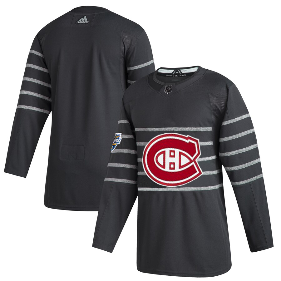 Men's Montreal Canadiens Adidas Gray 2020 All-Star Game Authentic Jersey